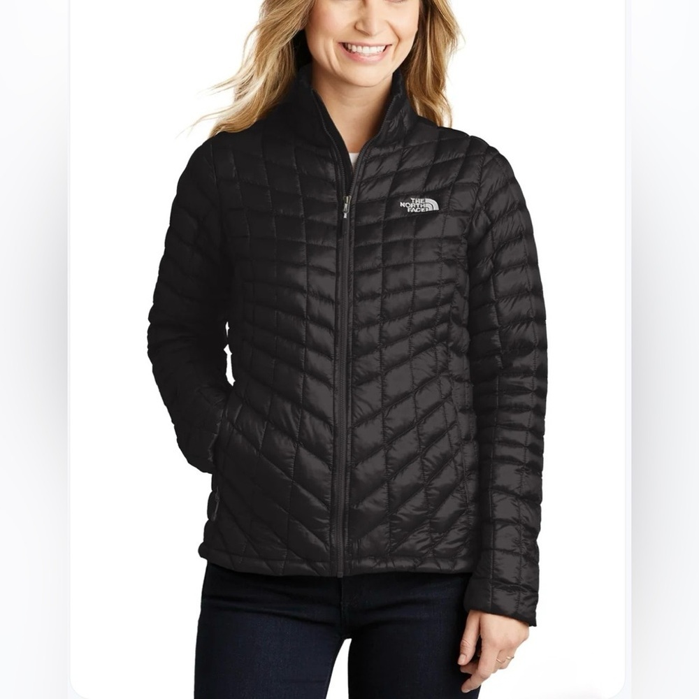 THE NORTH FACE ThermoBall Eco Jacket Black Quilted Packable Insulated Size Small